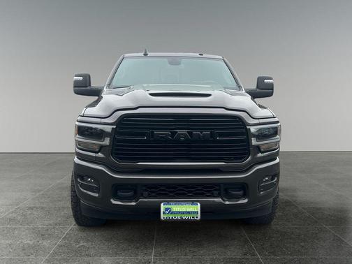 Granite Crystal Metallic Clearcoat 2024 RAM 3500 Laramie Mega Cab 4x4 6'4' Box