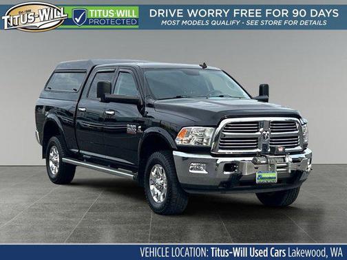 Brilliant Black Crystal Pearlcoat 2017 RAM 2500 Big Horn Crew Cab 4x4 6'4' Box