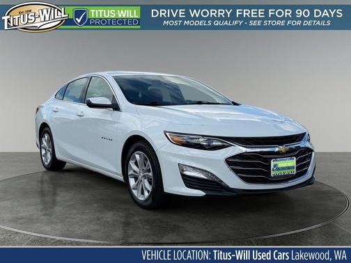 Summit White 2023 Chevrolet Malibu FWD 1LT
