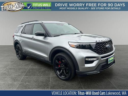 Iconic Silver Metallic 2022 Ford Explorer ST