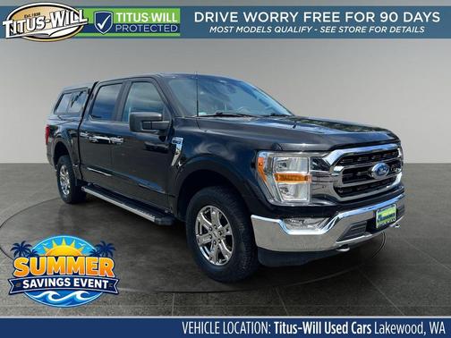 Agate Black Metallic 2021 Ford F-150 XLT
