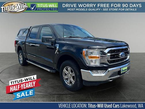 Agate Black Metallic 2021 Ford F-150 XLT