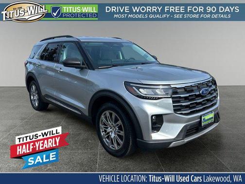 Silver Metallic 2025 Ford Explorer Active