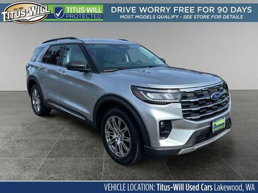 Silver Metallic 2025 Ford Explorer Active