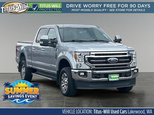 Iconic Silver Metallic 2022 Ford F-350 Lariat
