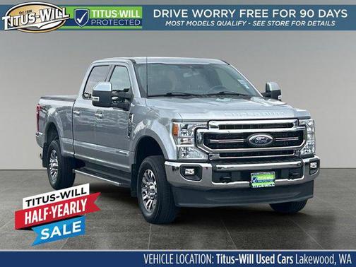 Iconic Silver Metallic 2022 Ford F-350 Lariat