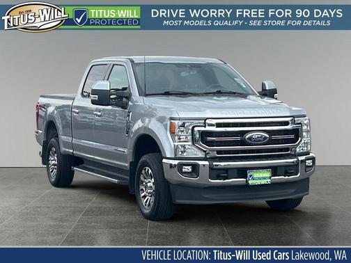 Iconic Silver Metallic 2022 Ford F-350 Lariat
