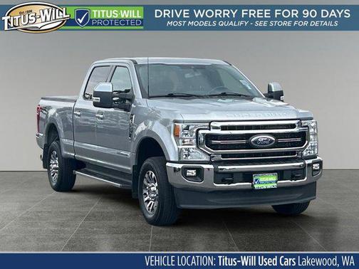Iconic Silver Metallic 2022 Ford F-350 Lariat