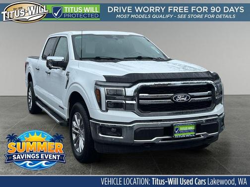 White 2025 Ford F-150 Lariat