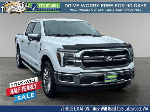 Oxford White 2025 Ford F-150 Lariat