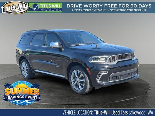 DB Black Clearcoat 2022 Dodge Durango Citadel AWD