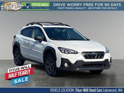 Crystal White Pearl 2022 Subaru Crosstrek Sport