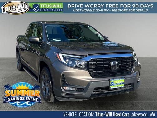Gray 2022 Honda Ridgeline RTL-E