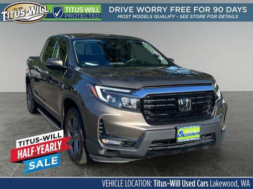Gray 2022 Honda Ridgeline RTL-E