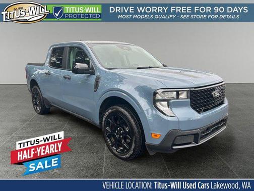 Azure Gray Metallic Tri-Coat 2025 Ford Maverick XLT