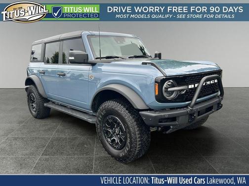 Azure Gray Metallic Tri-Coat 2024 Ford Bronco Wildtrak