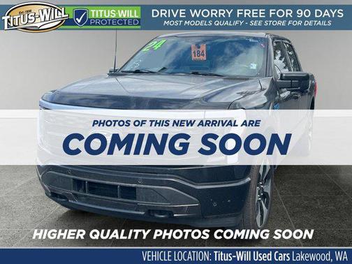 Agate Black Metallic 2024 Ford F-150 Lightning Platinum