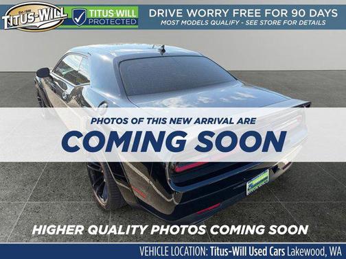 Pitch Black Clearcoat 2022 Dodge Challenger R/T Scat Pack Widebody