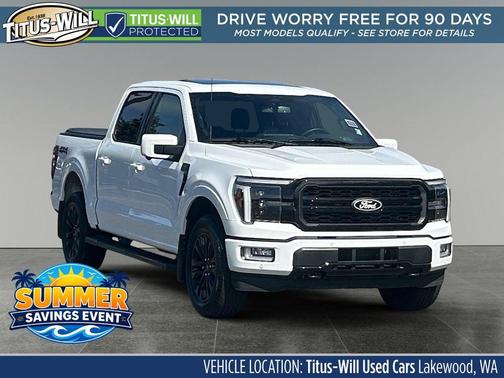 Oxford White 2024 Ford F-150 Lariat