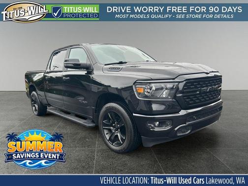 Diamond Black Crystal Pearlcoat 2023 RAM 1500 Big Horn/Lone Star