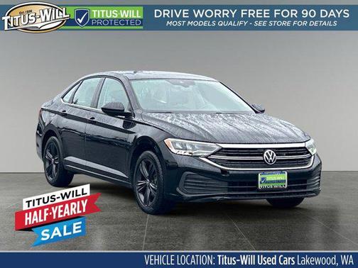 Deep Black Pearl 2022 Volkswagen Jetta 1.5T SE