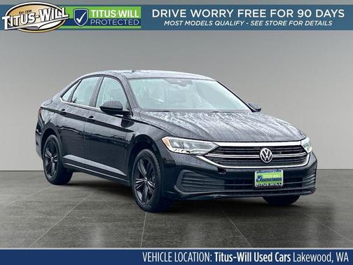 Deep Black Pearl 2022 Volkswagen Jetta 1.5T SE