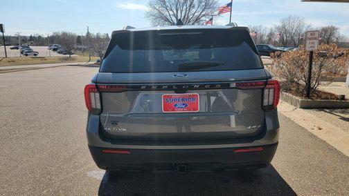 Carbonized Gray Metallic 2026 Ford Explorer Active w/200A Pkg