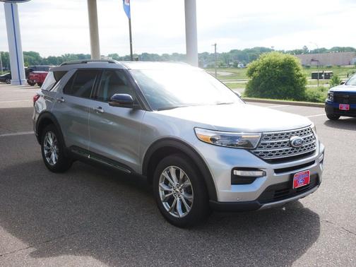 Iconic Silver Metallic 2022 Ford Explorer Limited