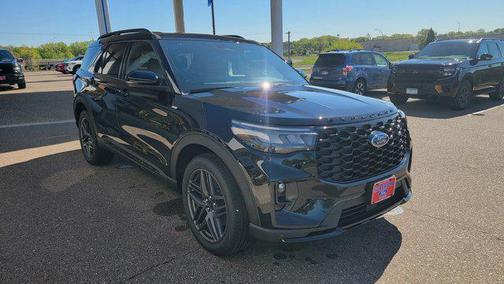 Agate Black Metallic 2026 Ford Explorer ST-Line