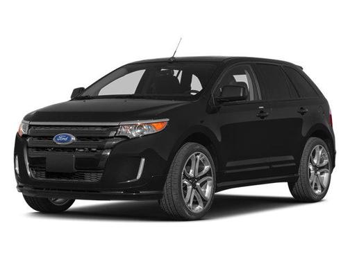 White Platinum Metallic Tri-Coat 2014 Ford Edge Sport