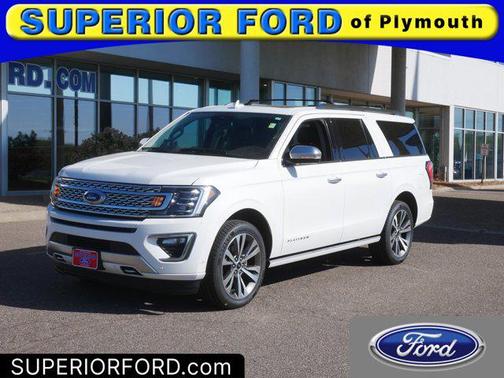 Star White Metallic Tri-Coat 2021 Ford Expedition Max Platinum