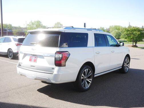 Star White Metallic Tri-Coat 2021 Ford Expedition Max Platinum
