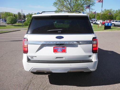 Star White Metallic Tri-Coat 2021 Ford Expedition Max Platinum