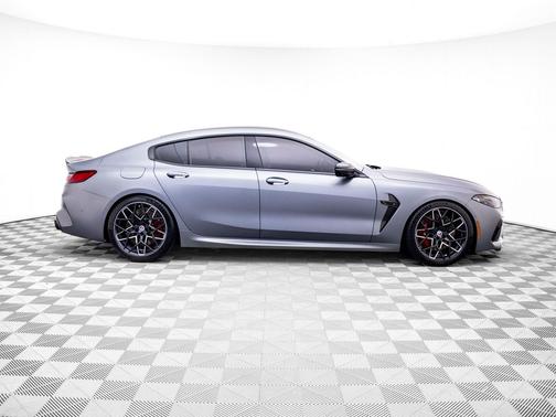 Frozen Pure Grey Metallic 2023 BMW M8 Gran Coupe Competition