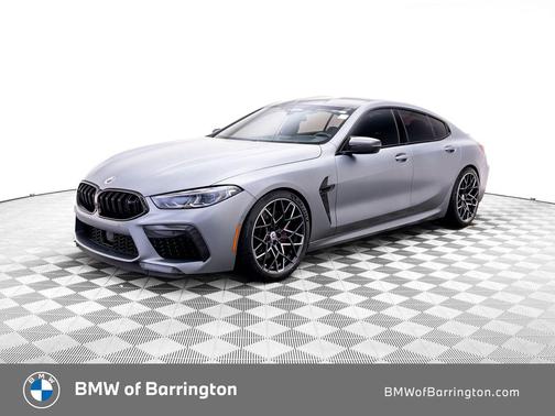 Frozen Pure Grey Metallic 2023 BMW M8 Gran Coupe Competition