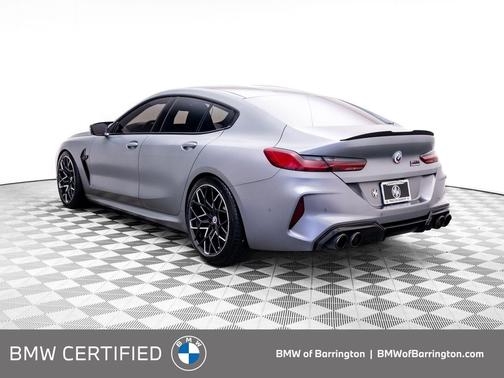 Frozen Pure Grey Metallic 2023 BMW M8 Gran Coupe Competition