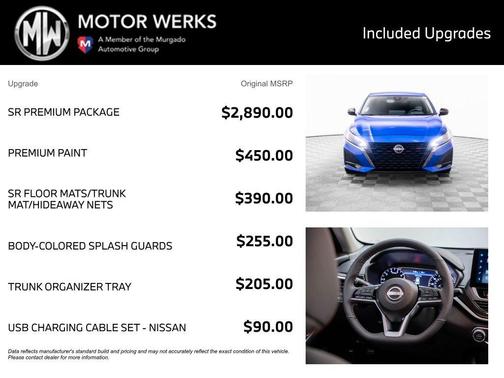 Bluestone Pearl 2025 Nissan Altima SR FWD