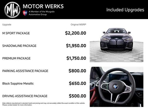 Black Sapphire Metallic 2026 BMW i4 Gran Coupe xDrive40