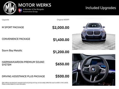 Storm Bay Metallic 2026 BMW X1 xDrive28i