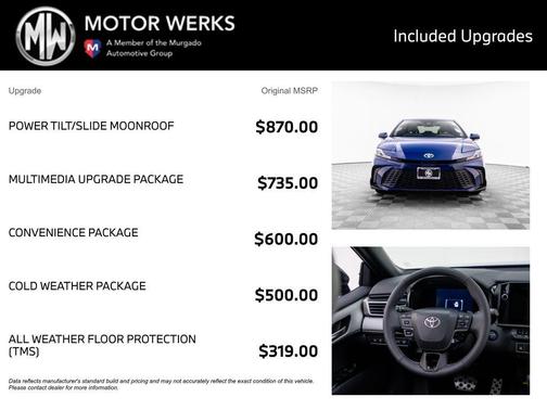 Reservoir Blue 2026 Toyota Camry SE