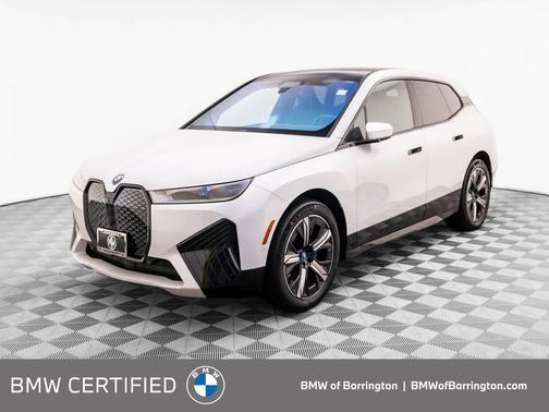 Mineral White Metallic 2024 BMW iX xDrive50