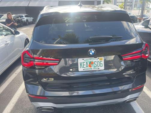 Dark Graphite Metallic 2024 BMW X3 sDrive30i