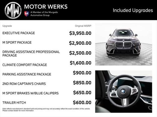 2025 BMW X7 xDrive40i