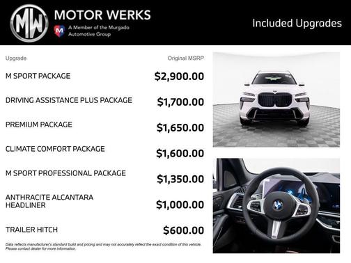 Mineral White Metallic 2027 BMW X7 xDrive40i