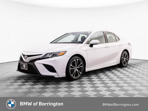 Super White 2019 Toyota Camry LE