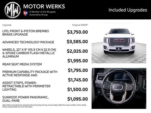 White Frost Tricoat 2024 GMC Yukon Denali