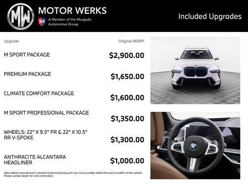 White Metallic 2027 BMW X7 xDrive40i