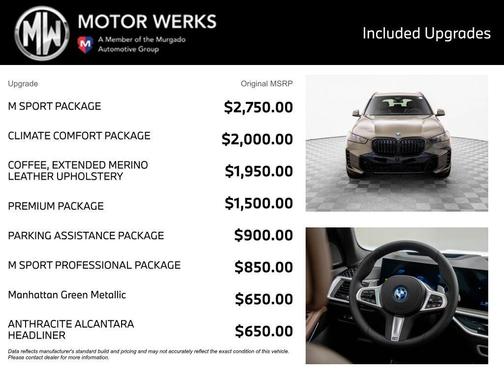 2026 BMW X5 PHEV xDrive50e