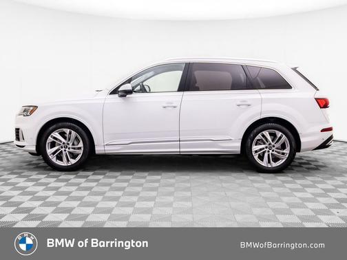 Carrara White 2022 Audi Q7 55 Prestige
