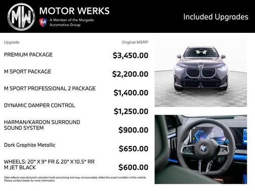 Dark Graphite Metallic 2026 BMW X3 30 xDrive